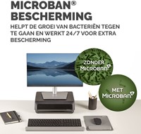 Muismat met polssteun Fellowes Breyta XL grijs 1 Stuk-2