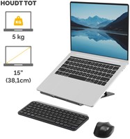 Laptopstandaard Fellowes Alumia zwart 1 Stuk-2