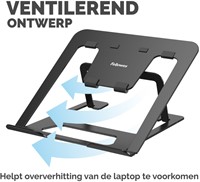 Laptopstandaard Fellowes Alumia zwart 1 Stuk-4