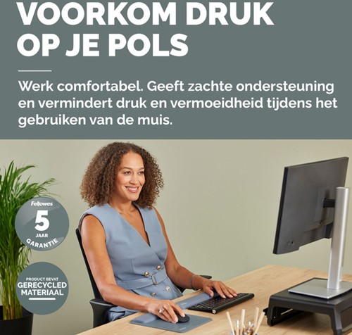 Polssteun Fellowes Breyta compact blauw 1 Stuk-1