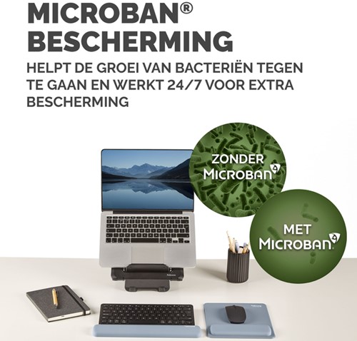 Polssteun Fellowes Breyta compact blauw 1 Stuk-2