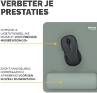 Muismat met polssteun Fellowes Breyta saliegroen 1 Stuk-3