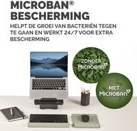 Muismat met polssteun Fellowes Breyta saliegroen 1 Stuk-2