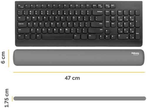 Polssteun Fellowes Breyta grijs 1 Stuk-2