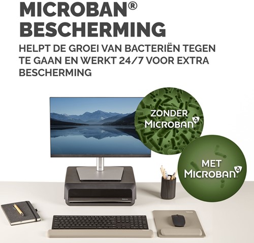 Muismat met polssteun Fellowes Breyta XL zand 1 Stuk-2