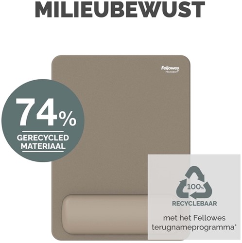 Muismat met polssteun Fellowes Breyta XL zand 1 Stuk-5