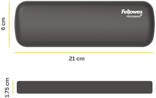 Polssteun Fellowes Breyta palm zwart 1 Stuk-2