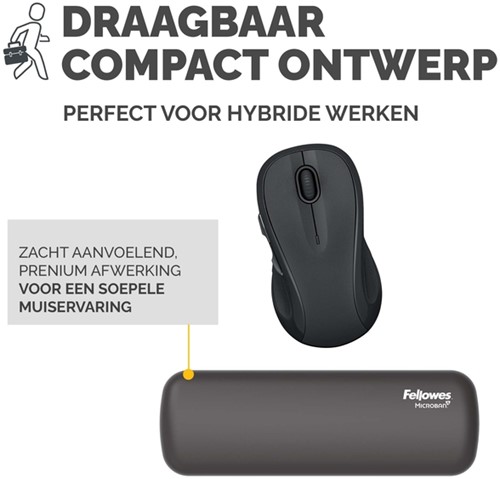 Polssteun Fellowes Breyta palm zwart 1 Stuk-3