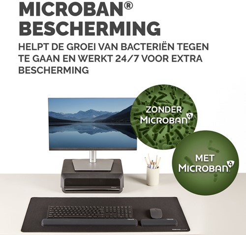 Polssteun Fellowes Breyta palm zwart 1 Stuk-2