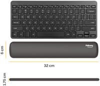 Polssteun Fellowes Breyta compact zwart 1 Stuk-2