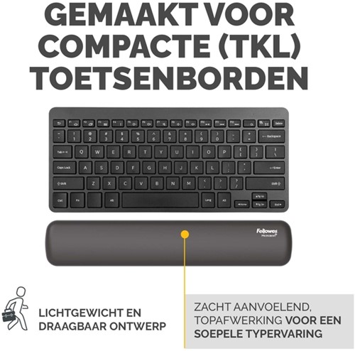 Polssteun Fellowes Breyta compact zwart 1 Stuk-3