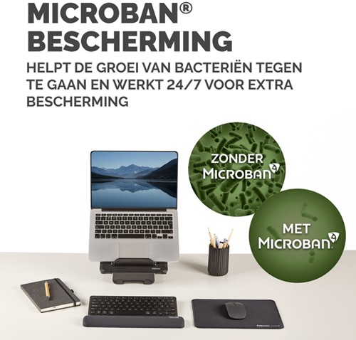 Polssteun Fellowes Breyta compact zwart 1 Stuk-2