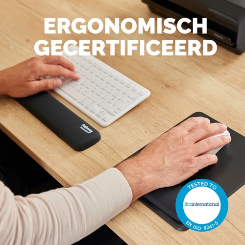 Polssteun Fellowes Breyta compact zwart 1 Stuk-4