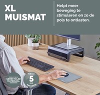 Muismat Fellowes Breyta XL blauw 1 Stuk-2