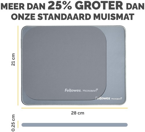 Muismat Fellowes Breyta XL blauw 1 Stuk-3