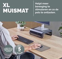 Muismat Fellowes Breyta XL grijs 1 Stuk-2