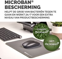 Muismat Fellowes Breyta XL grijs 1 Stuk-1