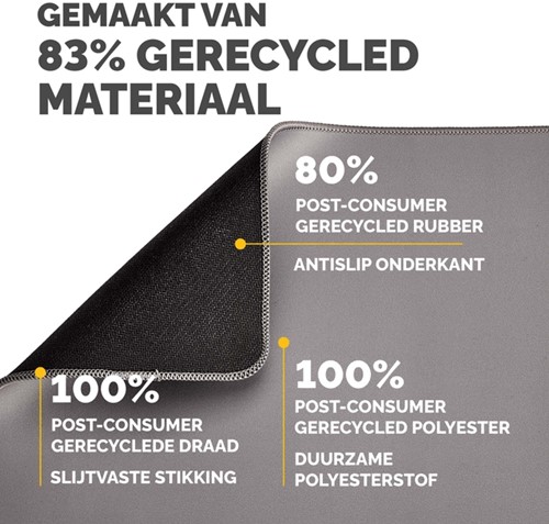 Muismat Fellowes Breyta XL grijs 1 Stuk-2