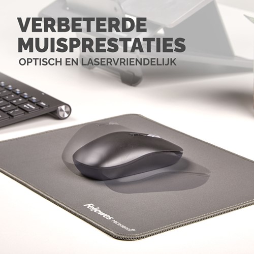 Muismat Fellowes Breyta XL grijs 1 Stuk-3