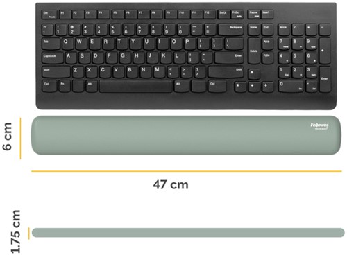 Polssteun Fellowes Breyta saliegroen 1 Stuk-2
