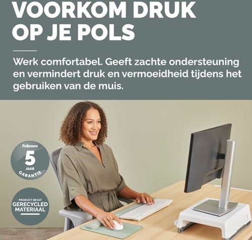 Polssteun Fellowes Breyta saliegroen 1 Stuk-1