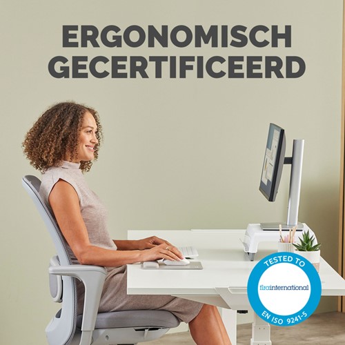 Muismat met polssteun Fellowes Breyta zand 1 Stuk-4