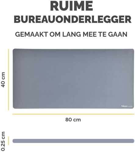 Bureau-onderlegger Fellowes Breyta blauw 1 Stuk-2