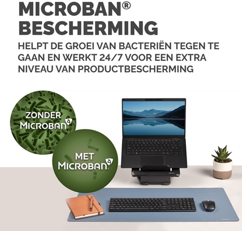 Bureau-onderlegger Fellowes Breyta blauw 1 Stuk-3