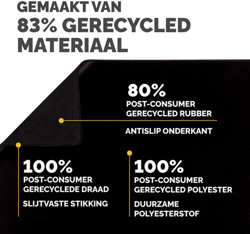 Bureau-onderlegger Fellowes Breyta zwart 1 Stuk-1