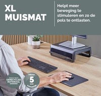 Muismat Fellowes Breyta XL zwart 1 Stuk-2