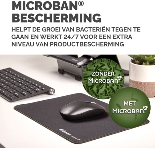 Muismat Fellowes Breyta XL zwart 1 Stuk-1