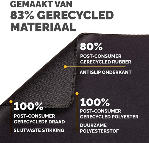 Muismat Fellowes Breyta XL zwart 1 Stuk-2