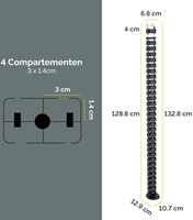Kabelslang Fellowes zwart 1 Stuk-1