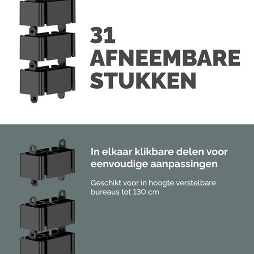 Kabelslang Fellowes zwart 1 Stuk-3