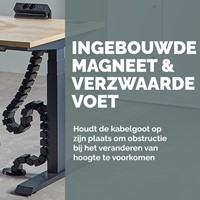 Kabelslang Fellowes zwart 1 Stuk-4