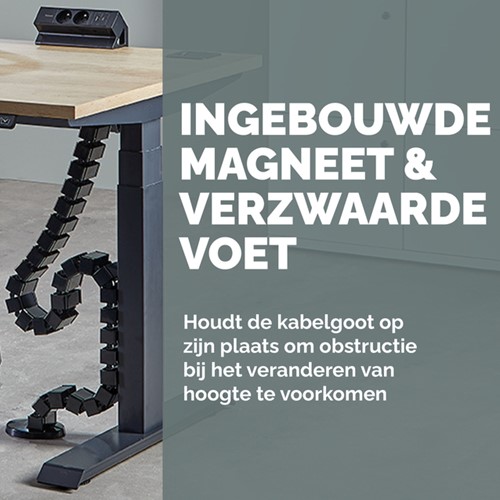 Kabelslang Fellowes zwart 1 Stuk-4