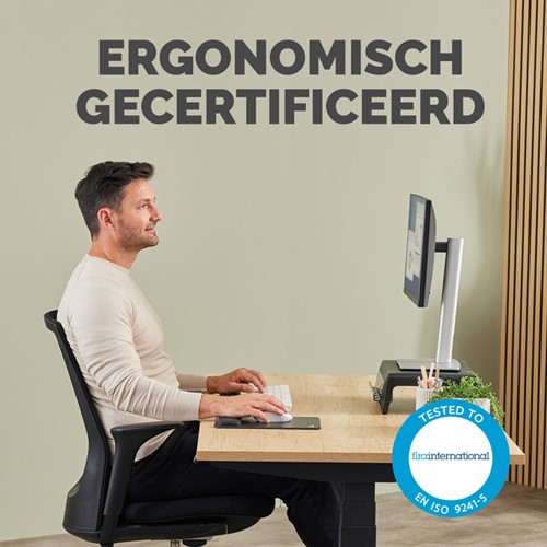 Muismat met polssteun Fellowes Breyta XL zwart 1 Stuk-4