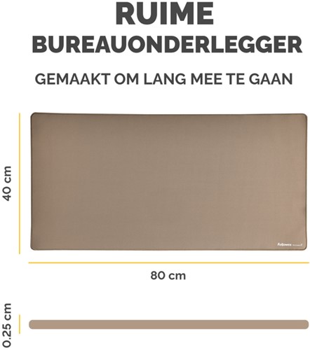 Bureau-onderlegger Fellowes Breyta zand 1 Stuk-2