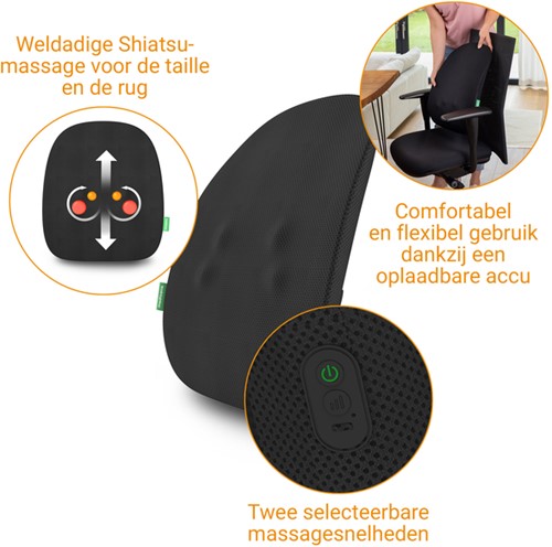 Shiatsu massagekussen Medisana MC 500 draadloos 1 Stuk-3