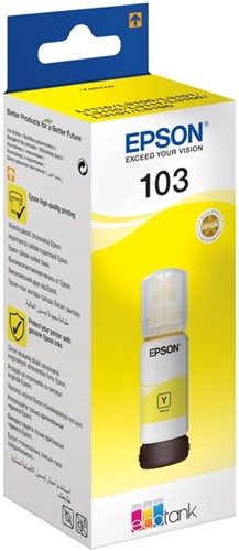 Navulinkt Epson 103 T00S44A geel 1 Stuk-2