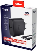 Oplader Trust Maxo 65W USB-C GaN zwart 1 Stuk-2