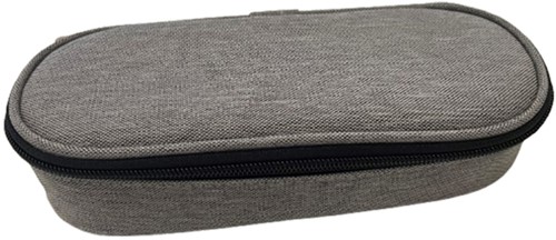 Pennenetui Econovo ovaal grijs 1 Stuk