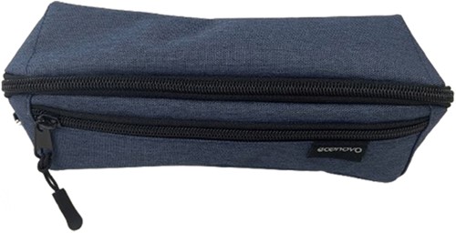 Pennenetui Econovo 2 ritsluitingen blauw 1 Stuk