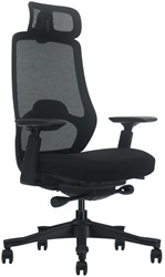 Bureaustoel Euroseats Ferrara zwart 1 Stuk