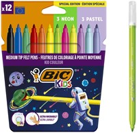 Kleurstift Bickids Cosmo clipstrip à 12 etuis