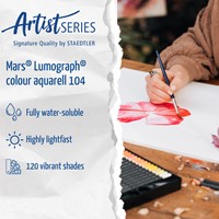 Aquarelpotlood Staedtler Mars Lumograph 12 kleuren 12 Stuk-5