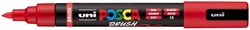 Paintmarker Uni POSCA PC-5BR brushpunt M rood 1 Stuk