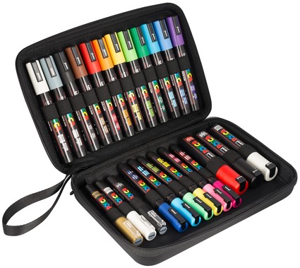 Paintmarker Uni POSCA assort koffer à 24 stuks 1 Stuk-2