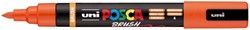 Paintmarker Uni POSCA PC-5BR brushpunt M oranje 1 Stuk