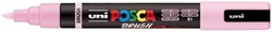 Paintmarker Uni POSCA PC-5BR brushpunt M lichtroze 1 Stuk
